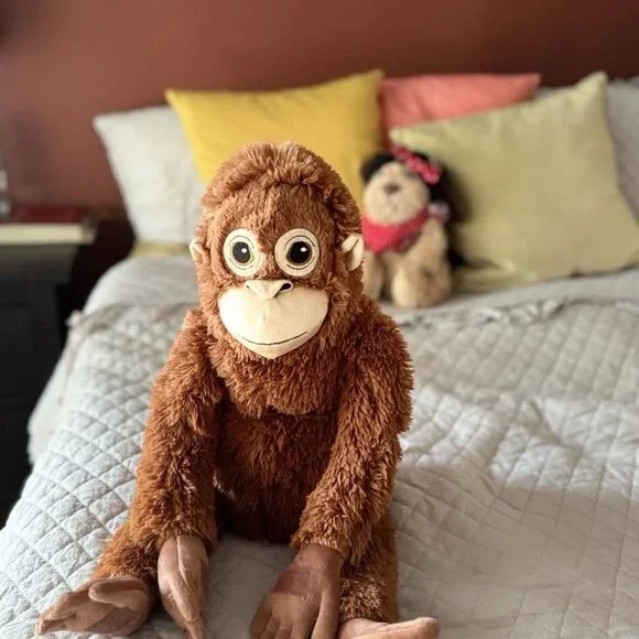IKEA Orangutan "Punch Monkey” Plush Toy – Viral Djungelskog Stuffed Animal - Picture 7 of 7